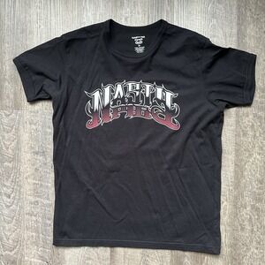 Nasty Pig Graphic T-Shirt Mens Medium Black Gay Fetish Meat Packers Y2K Logo